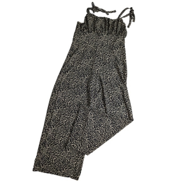 Topshop Pants - Topshop Tie Shoulder Printed Jumpsuit 10